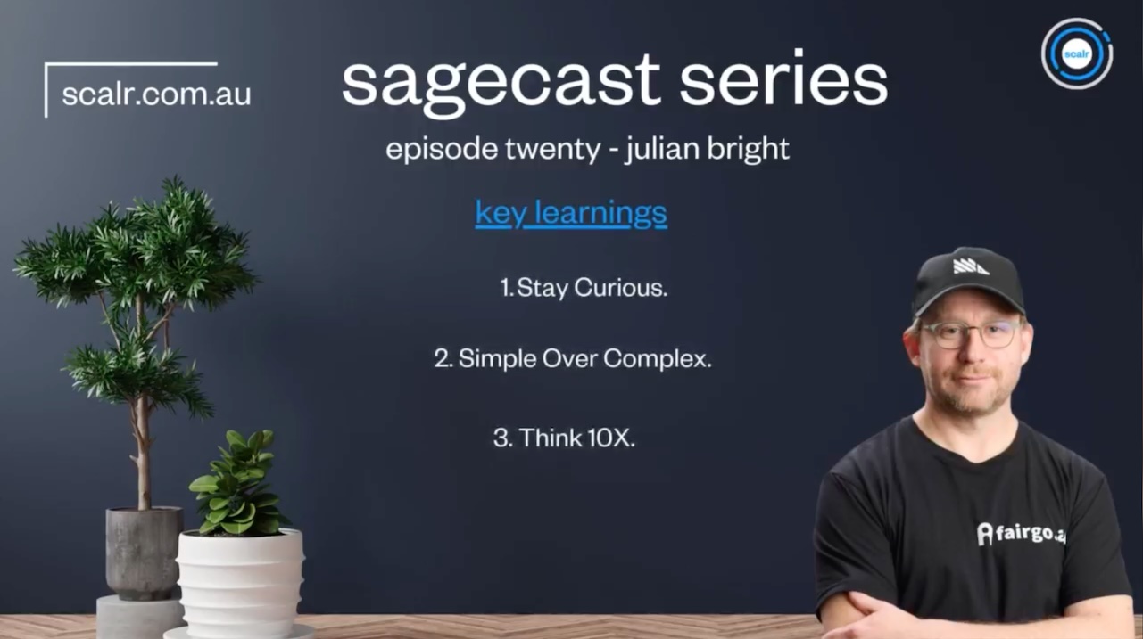 Scalr podcast with Julian Bright